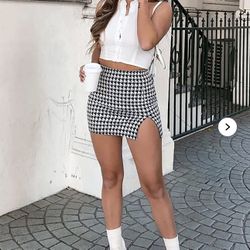Plaid Mini Skirt Large Fashion Nova Ladies Women’s 