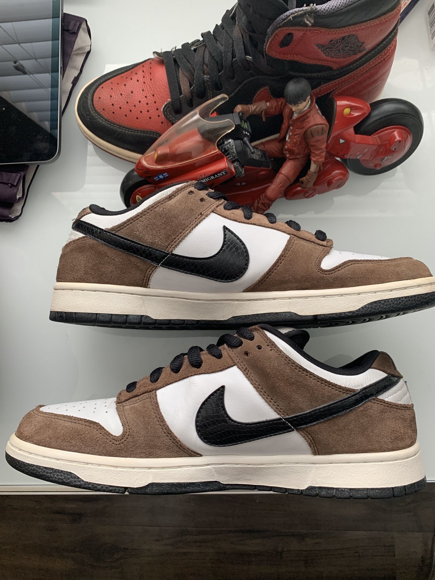 Nike SB Dunk Low âTrail End Brown/Black/Whiteâ for Sale in Diamond Bar, CA - OfferUp