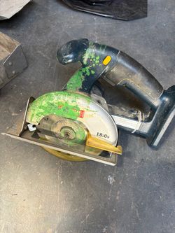 RYOBI 18V Circular Saw + Battery — $30