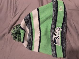 Seattle Seahawks New Era Pom Beanie