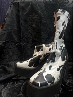 Nasty Gal Cow boots
