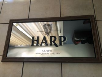 Harp beer mirror