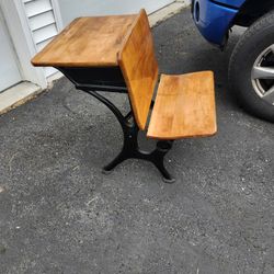 Vintage School Desk