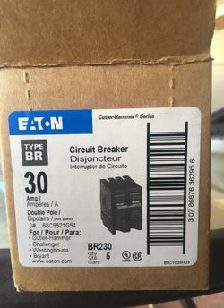 30 amp double pole circuit breakers