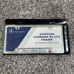 MERCEDES-BENZ Custom Stainless Steel License Plate Frame