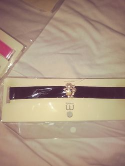 Necklace choker velvet