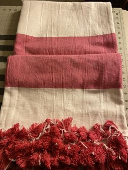 Pottery Barn Tasseled Throw