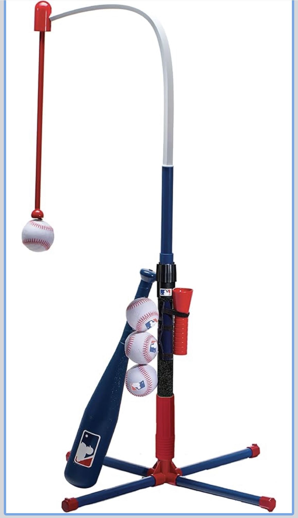 Franklin Sports Grow-with-Me Baseball Batting Tee Stand Set for kids (Balls Are Missing). Open box never used.