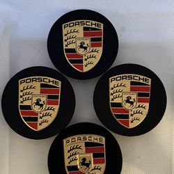 Porsche Center Caps Black