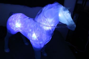 Rare 30” Frozen II Life-Sized Ride-On & Light Up Horse