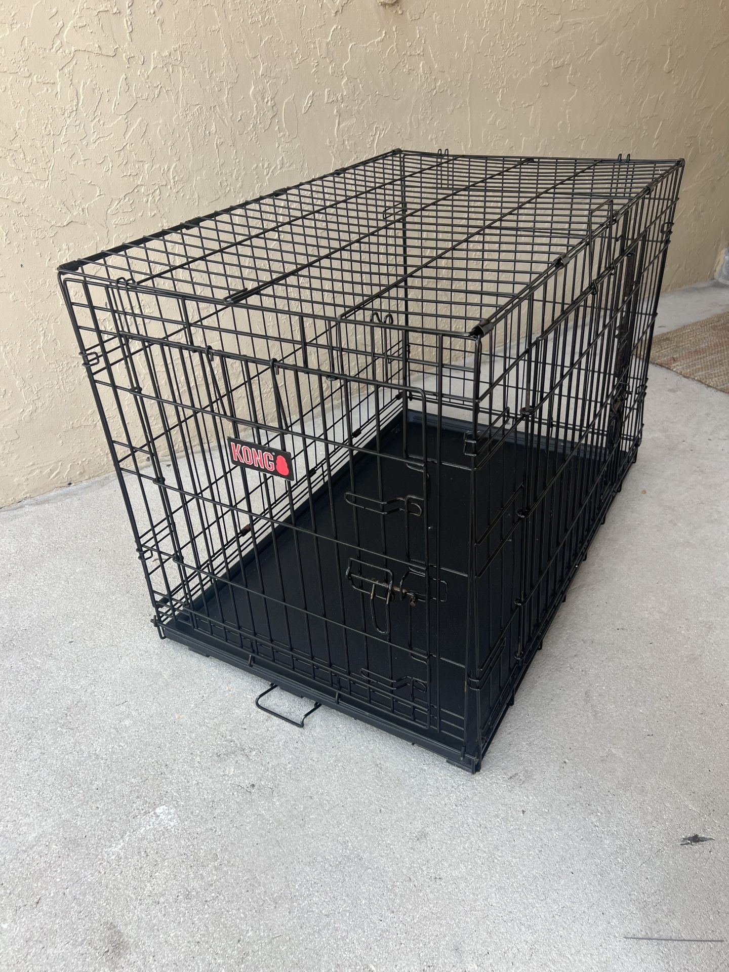 Carry Double Door Collapsible Wire Dog Crate, 36* 25* 22
