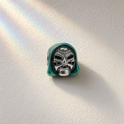 Pandora Marvel Doctor Doom Charm – Green Enamel Hood