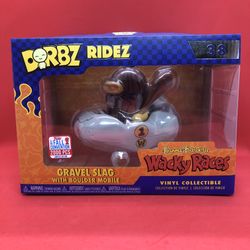 Funko Dorbz Ridez Wacky Races #38 Gravel Slag With Boulder Mobile 2017 Fall Con