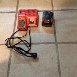 Milwaukee M18 Charger And battery Combo