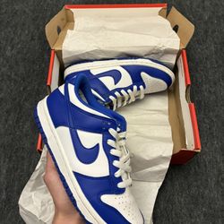 Nike Dunk Low  White Hyper Royal (GS)