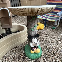 Mickey Mouse Birds water fountain