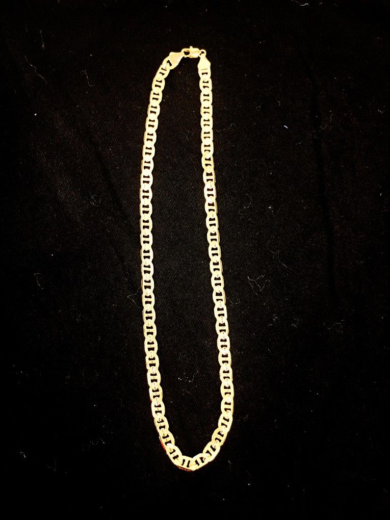π14k Chain Link GOLD PLATED NECKLACE π