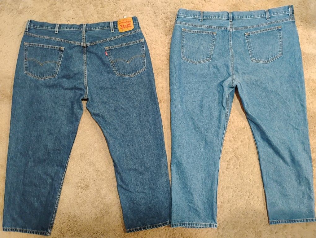 2 Pair Men's Jeans (Levi's 550 & George Brands)