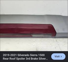 2019 to 2021 silverado  spoiler light