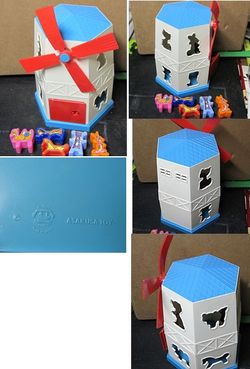 ASAKUSA Windmill insert animals Vintage