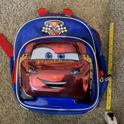 Cars Disney Lightening McQueen Backpack Bag Toddler