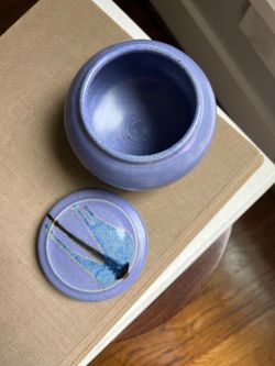 Small Handcrafted Detailed Trinket Dish ( D4" ) firm on price
