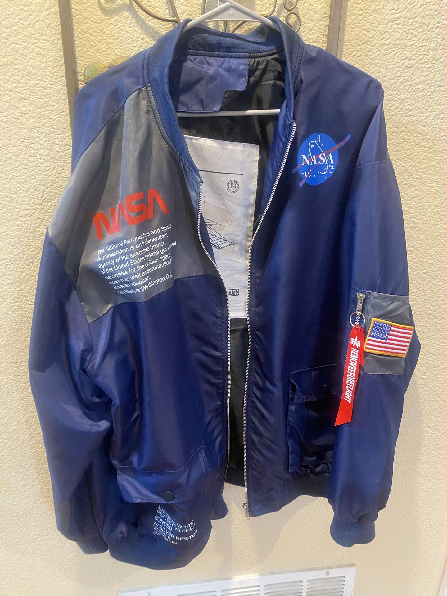 NASA Bomber Jacket 2X