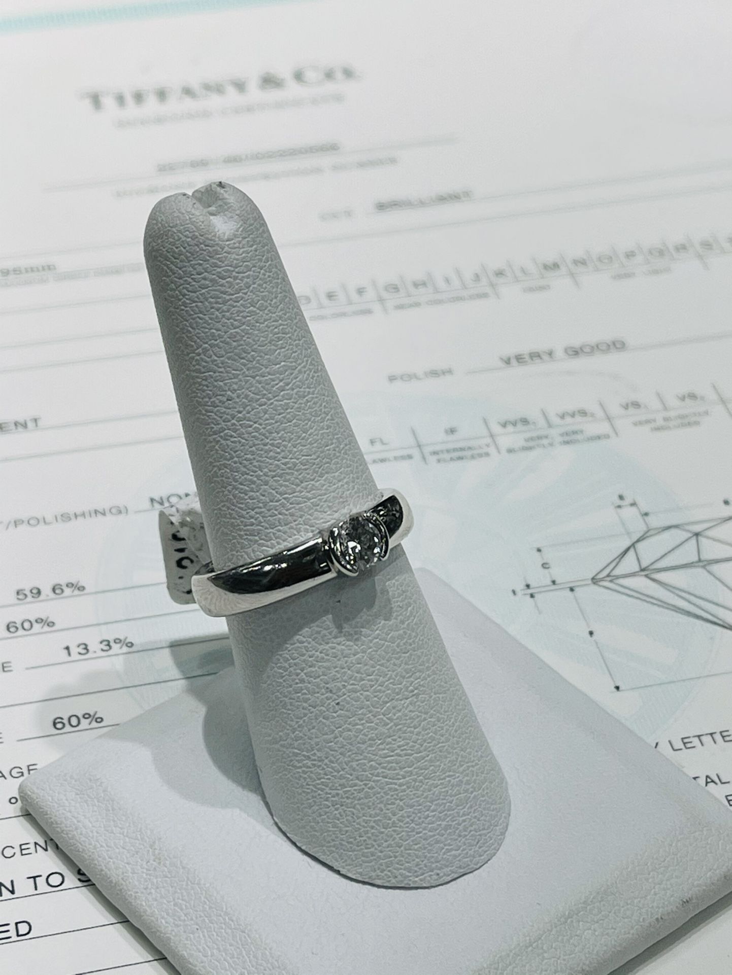 Platinum Tiffany Ring