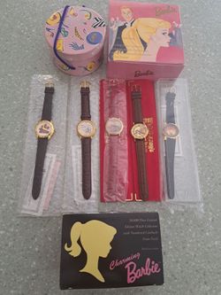 Vintage Disney & Barbie Watch Collection (Lot of 8)