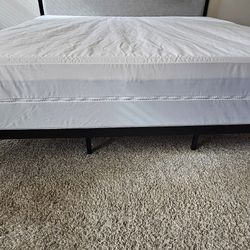 Moving Sale Bundle! King Mattress + Frame + Waterproof Protector! Willing To Take Best Offer!!