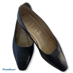Liz Claiborne Leather Pump Heels Black 8M