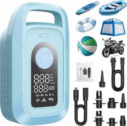 BRAND NEW 150PSI Electric Paddle Board Pump, 16000mAh Cordless Rechargeable SUP Pump with LED Light