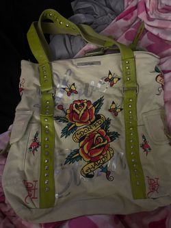 Vintage Ed hardy tote bag