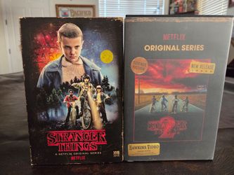 Stranger Things Season 1-2 Collectors Limited Edition Blu-ray VHS Case Lot Set