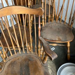 4 Wooden Chairs 