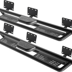 🥨PZ Running Boards Side Steps Compatible with 19-25 Dodge Ram 1500 Crew Cab New Body Style(Excl 19-25 Ram 1500 Classic),Bolt-on Nerf Bar Step Bars,He