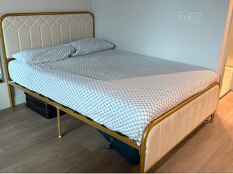 Bed frame and mattress
