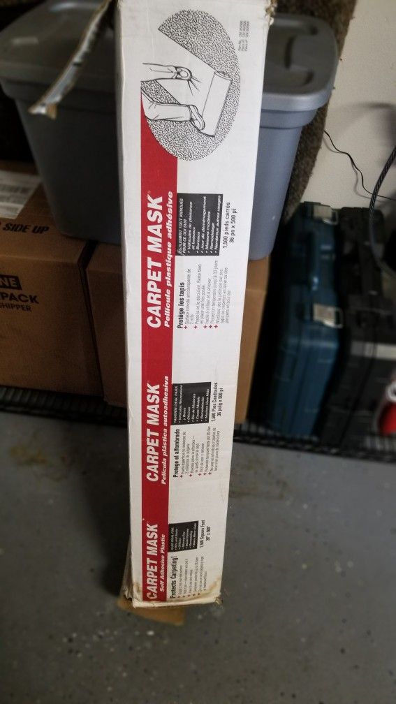 CARPET MASKING TAPE! PROTECT YOUR CARPET
