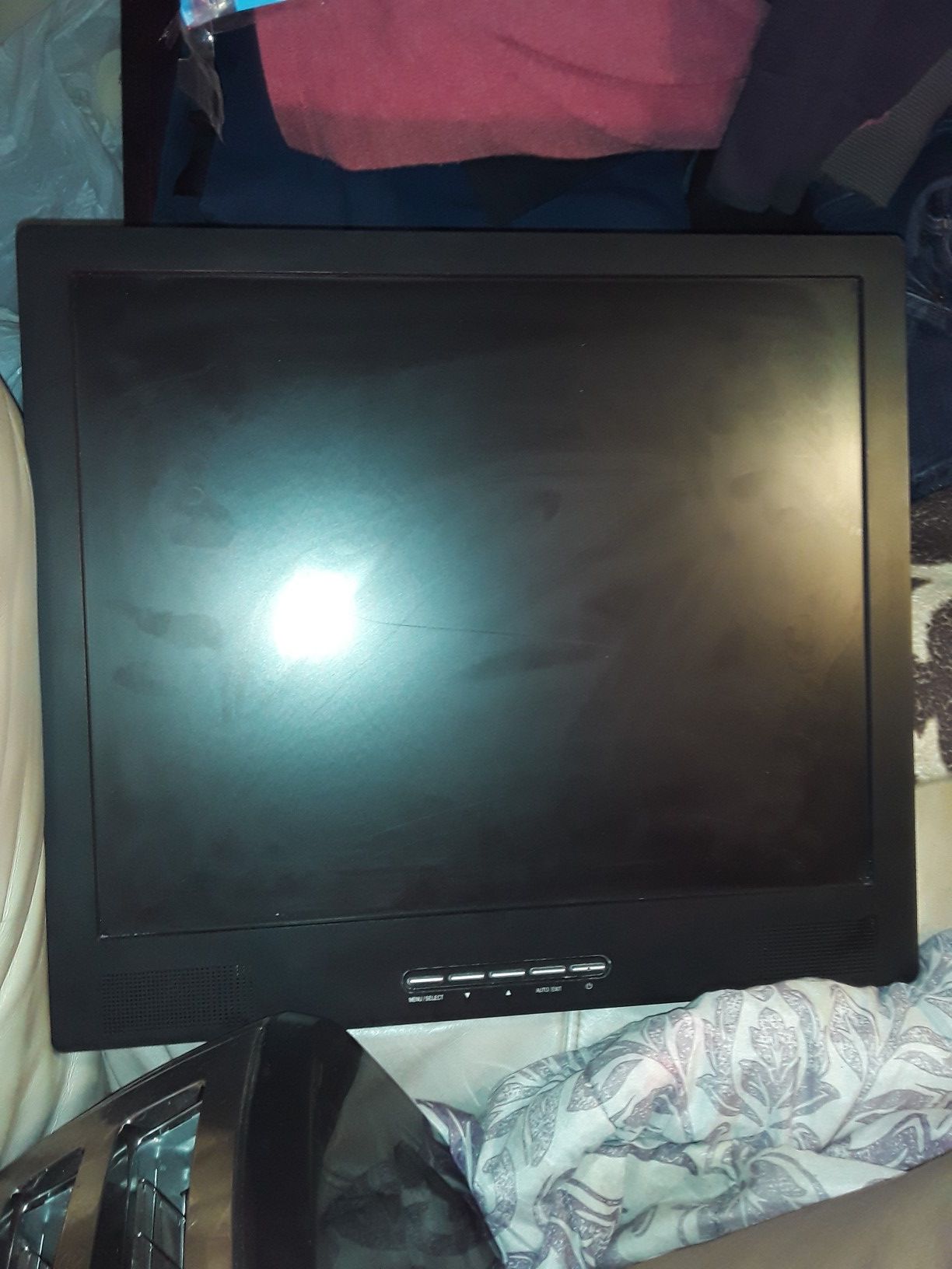 Clinton Electronics computer monitor 17"×15" in good working condition
