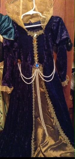 Girls mid evil princess costume