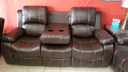 Sofa and love seat. Recliners