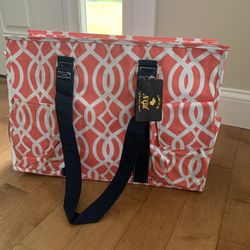 Coral Large Tote NWT