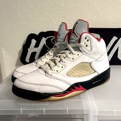 Jordan 5 Retro “Fire Red Silver Tongue” (2020) Men’s Size 13