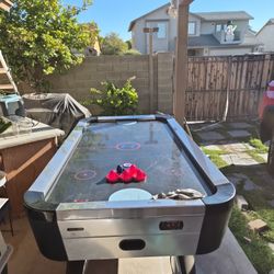Harvard Air Hockey Table Gray And Black