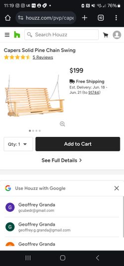 Capers Swing BRAND NEW