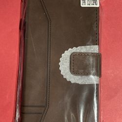 Wallet Phone Case For Apple iPhone 12/12 Pro Brown