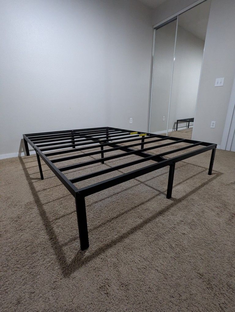 Queen Metal Platform Bed Frame
