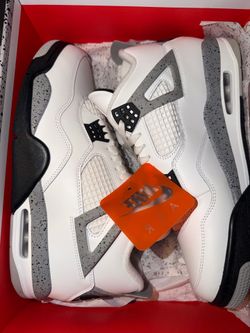 Jordan 4 white cement