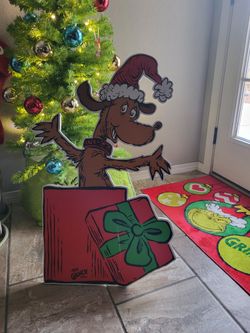 Max The Grinch's Pet Wood Sign