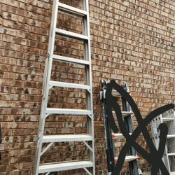  Escalera De 10 Pies Aluminio Muy Buena Condición 